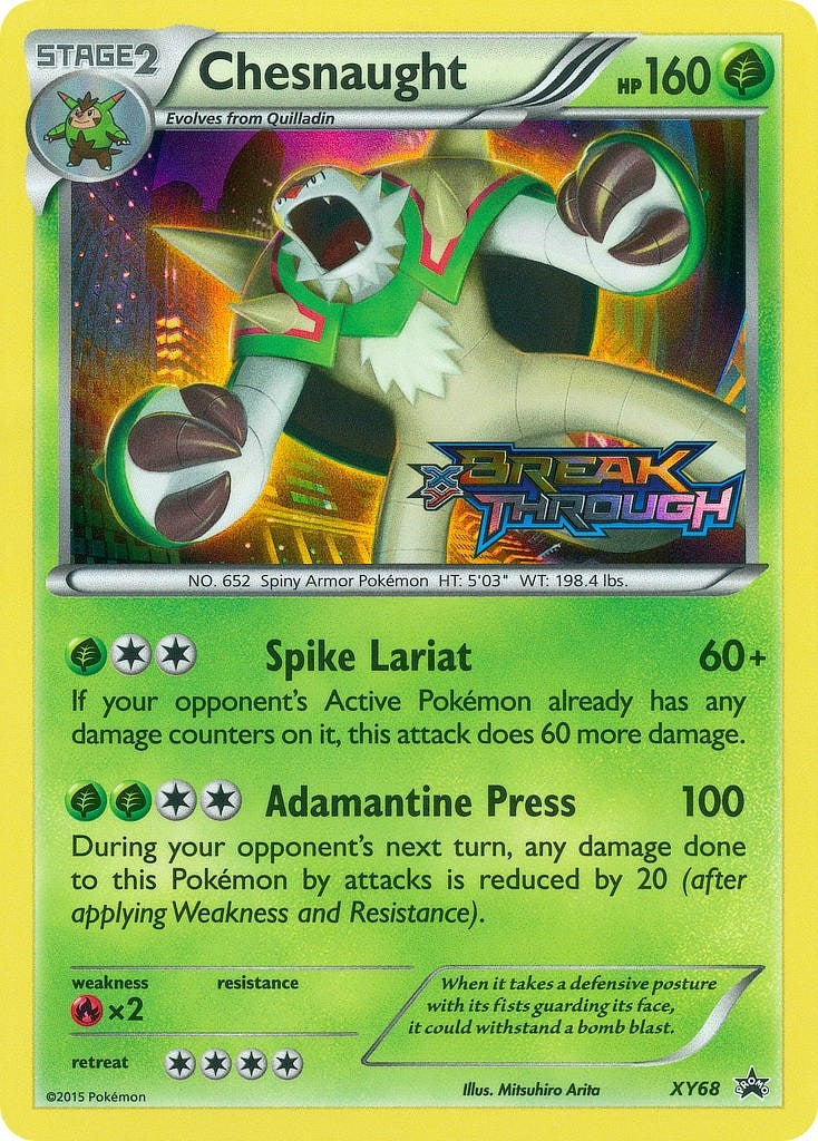 Image for Chesnaught (Prerelease) (XY68) (PR) - Pokemon