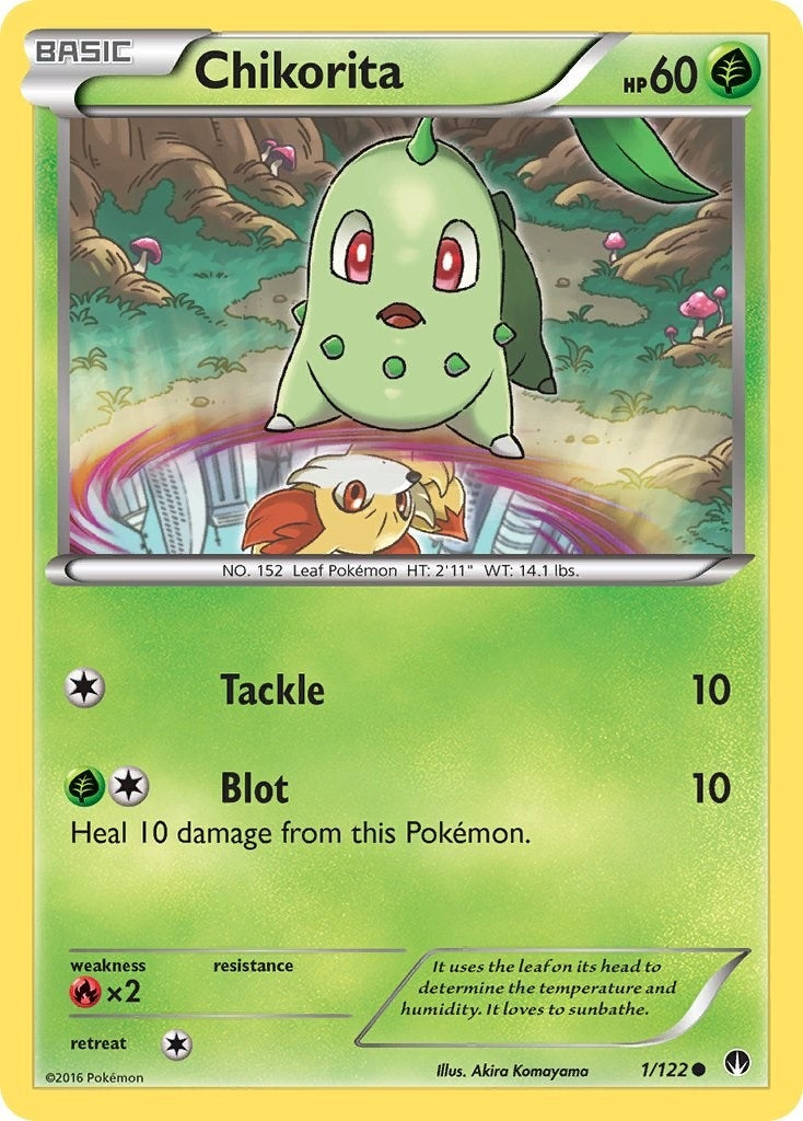 Image for Chikorita (1/122) (BKP) - Pokemon