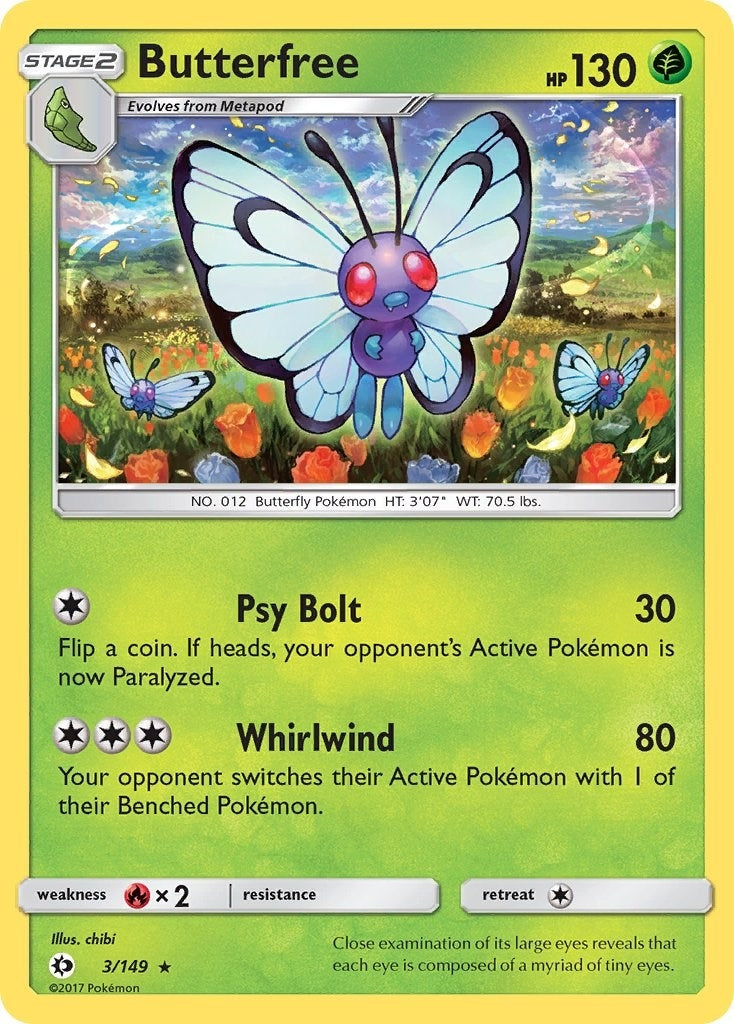 Image for Butterfree (3/149) (SM01) - Pokemon