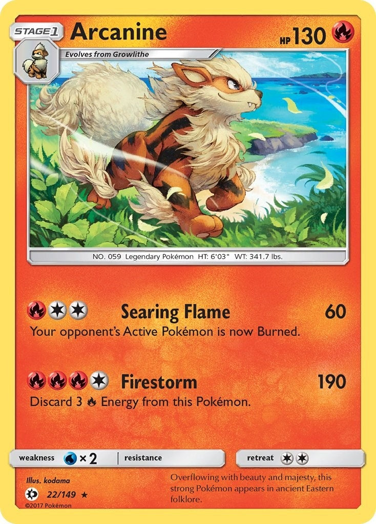 Image for Arcanine (22/149) (SM01) - Pokemon
