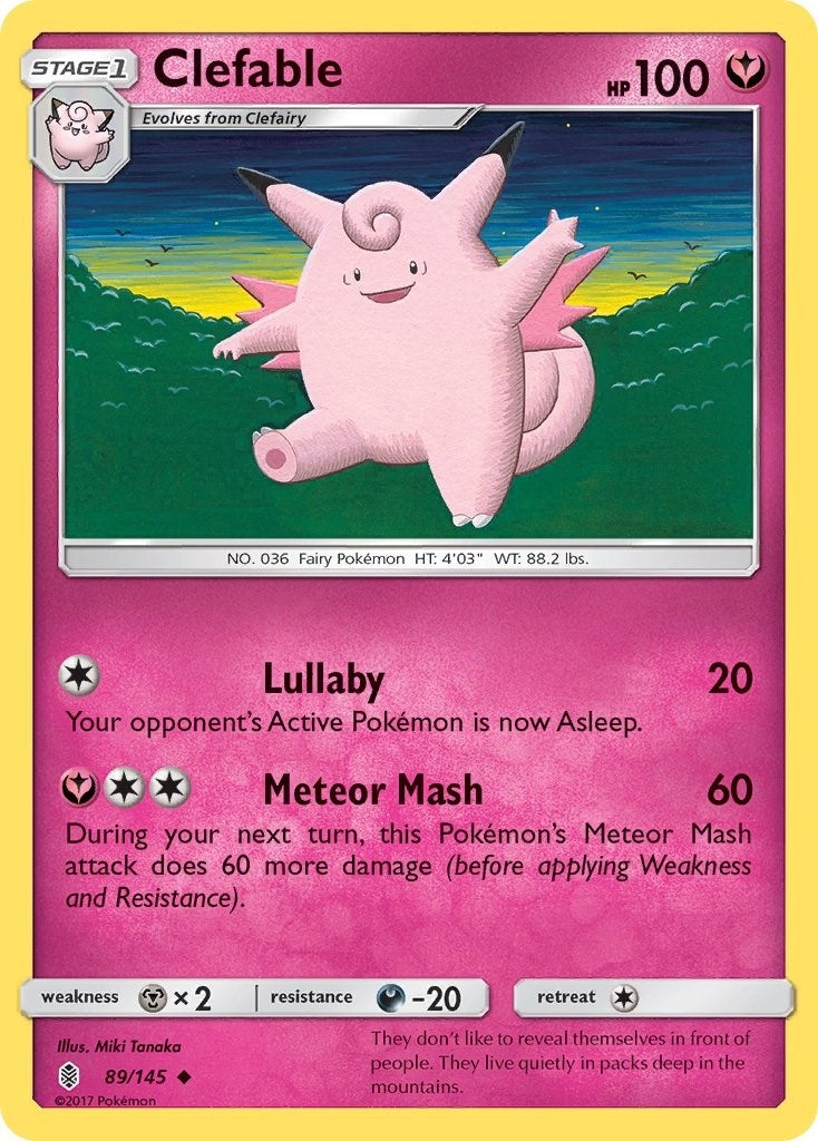 Image for Clefable (89/145) (SM02) - Pokemon