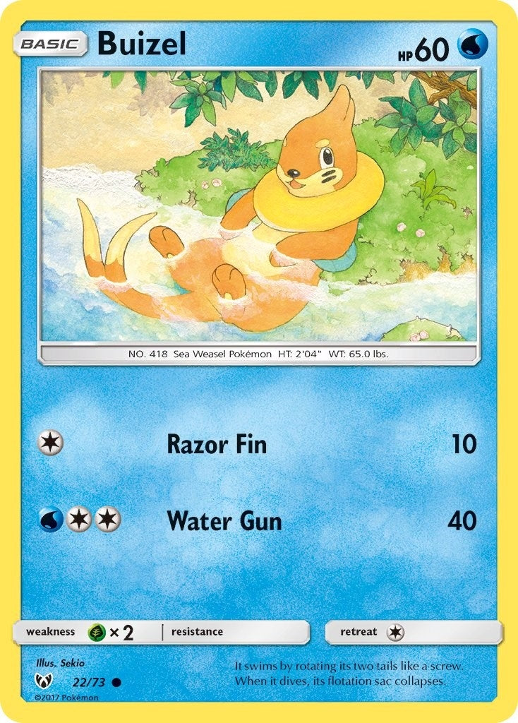 Image for Buizel (22/73) (SHL) - Pokemon