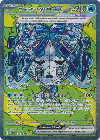 Wellspring Mask Ogerpon ex - 152/131 - Special Illustration Rare