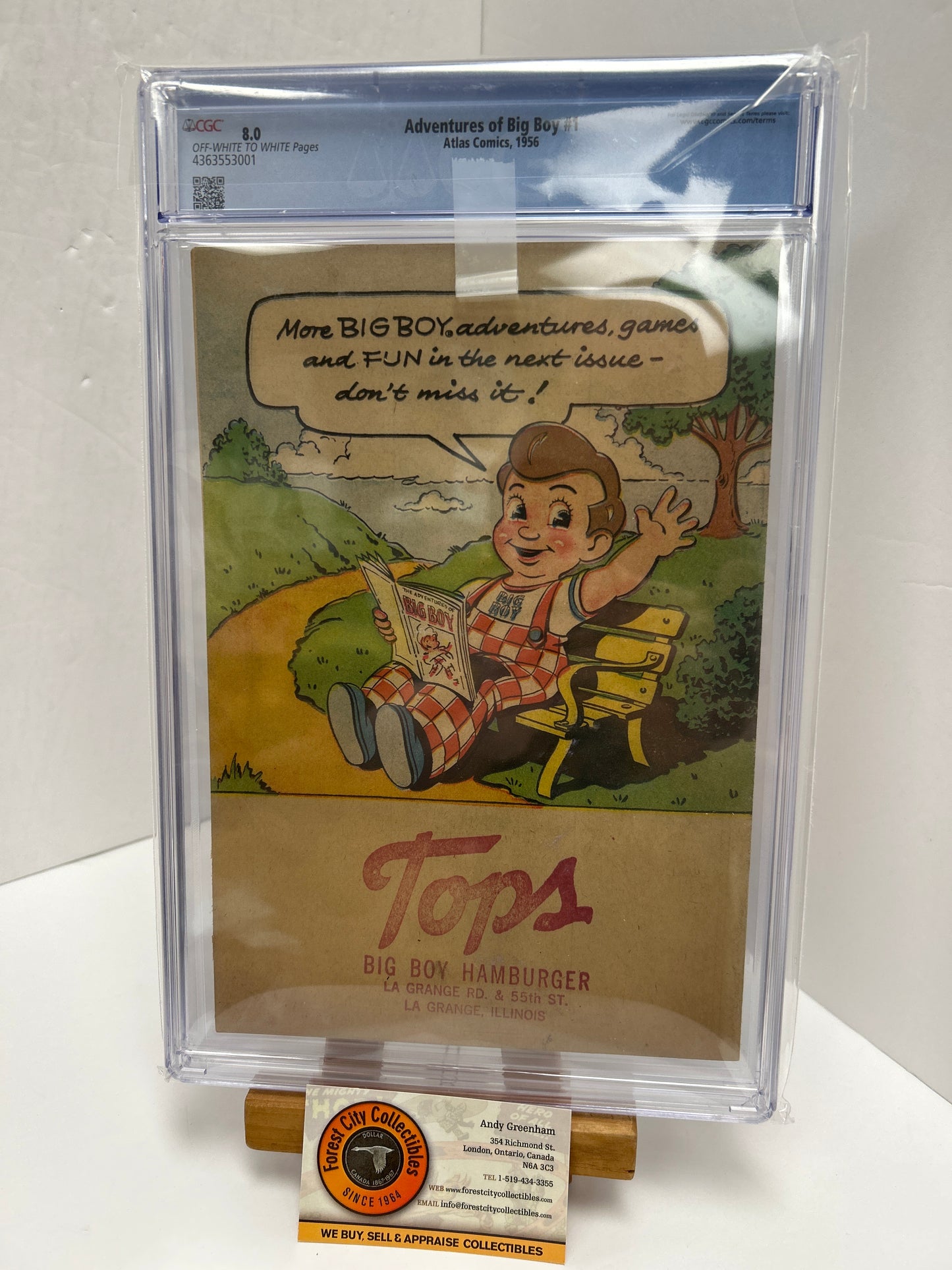 Adventures of Big Boy #1 (Off-White to White Pages) {CGC 8.0}