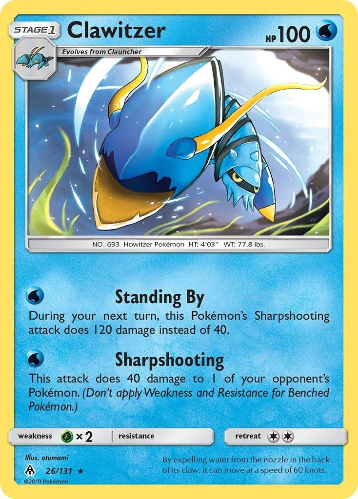 Image for Clawitzer (26/131) (SM06) - Pokemon