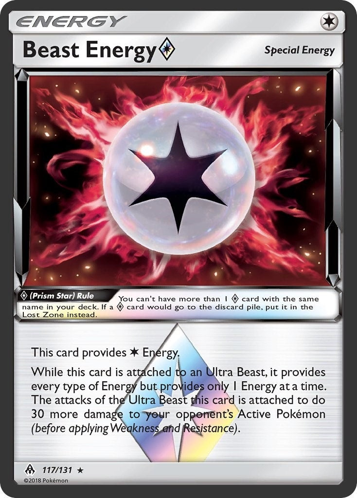 Image for Beast Energy Prism Star (117/131) (SM06) - Pokemon