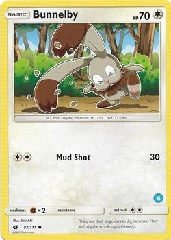 Image for Bunnelby (4) (87/111) (SMK2) - Pokemon