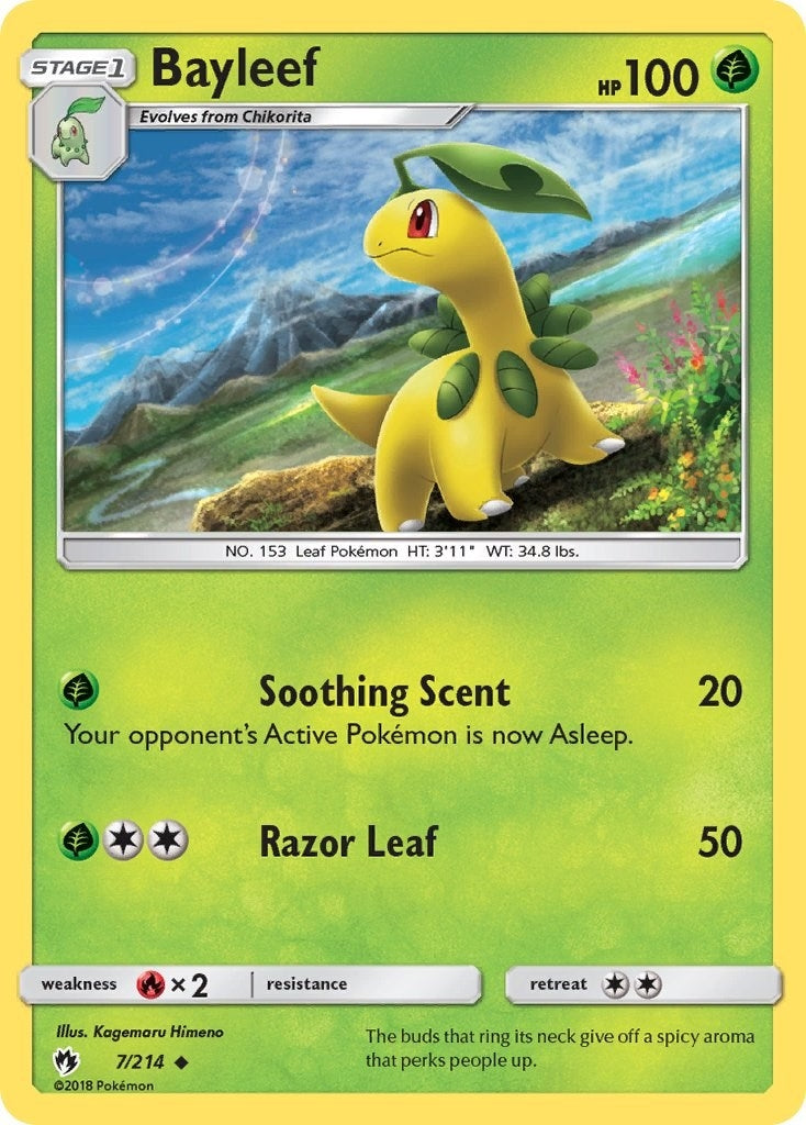 Image for Bayleef (7/214) (SM8) - Pokemon