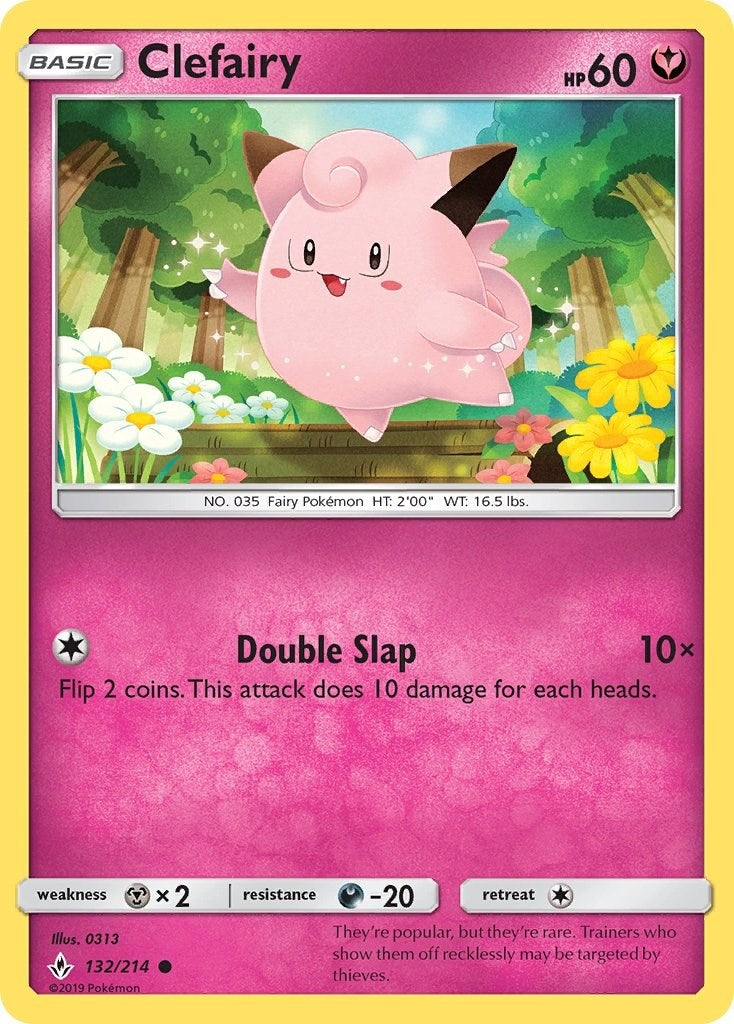 Image for Clefairy (132/214) (SM10) - Pokemon
