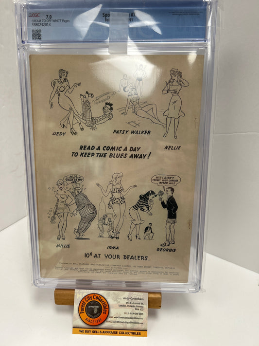 Sports Action #7 (Cream-White Pages) {CGC 7.0}