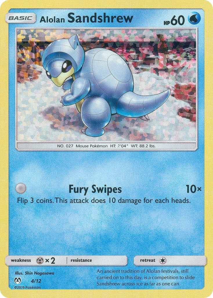 Image for Alolan Sandshrew (004/012) (MCD19) - Pokemon