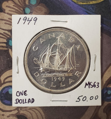 1949 Silver Dollar - MS63