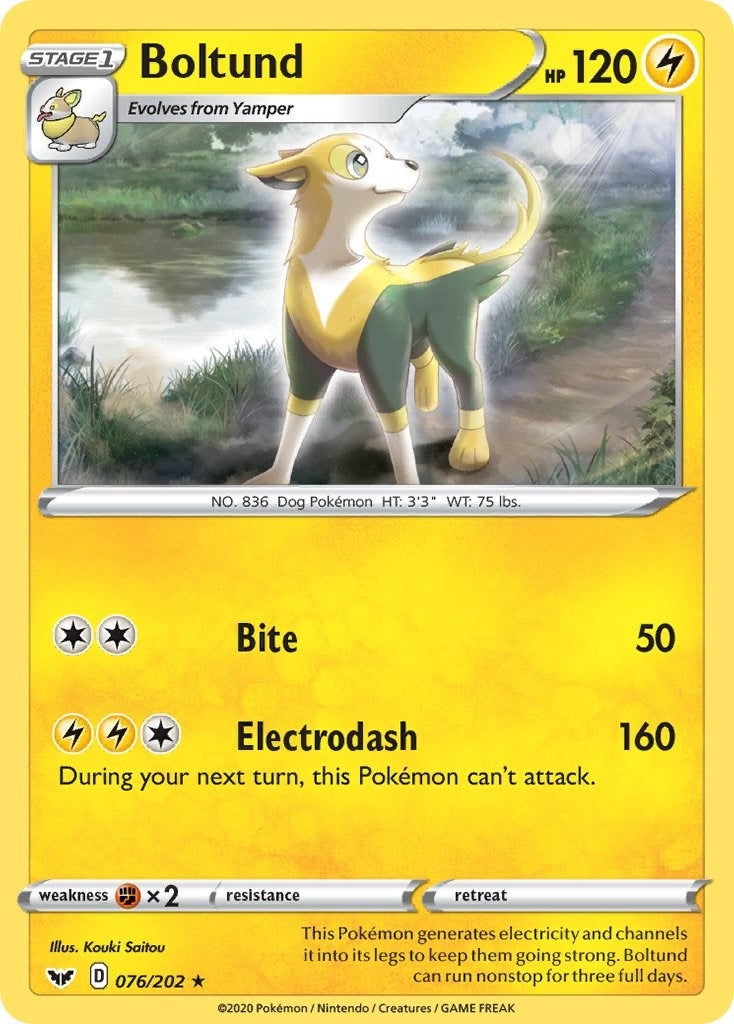 Image for Boltund (076) (076/202) (SWSH01) - Pokemon