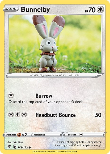 Image for Bunnelby (146/192) (SWSH02) - Pokemon