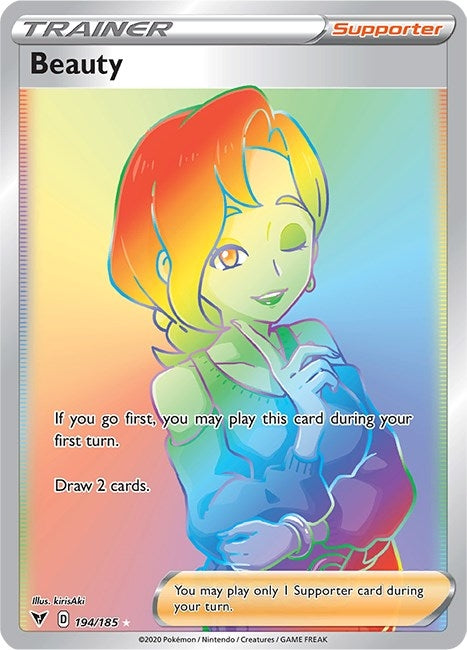 Image for Beauty (Secret) (194/185) (SWSH04) - Pokemon