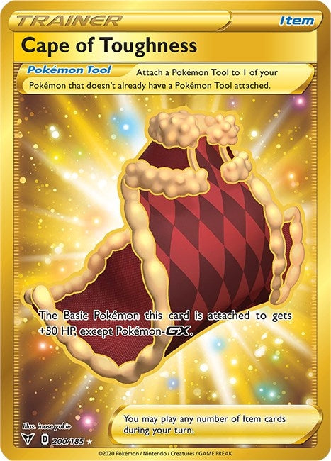 Image for Cape of Toughness (Secret) (200/185) (SWSH04) - Pokemon