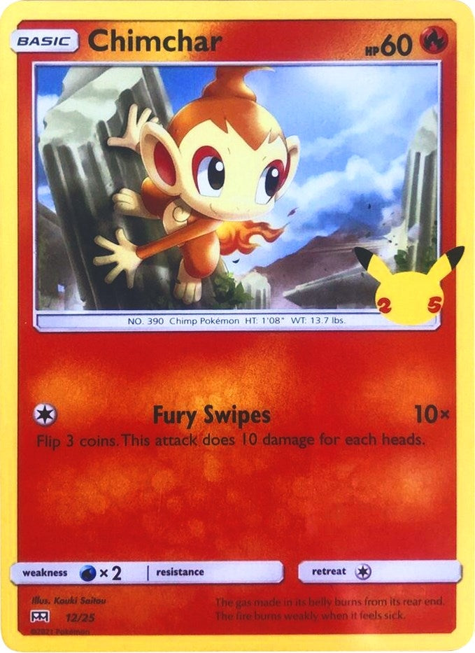 Image for Chimchar (012/025) (MCD21) - Pokemon