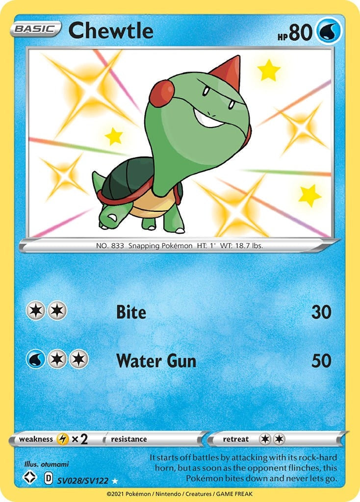Image for Chewtle (SV028/SV122) (SHFSV) - Pokemon