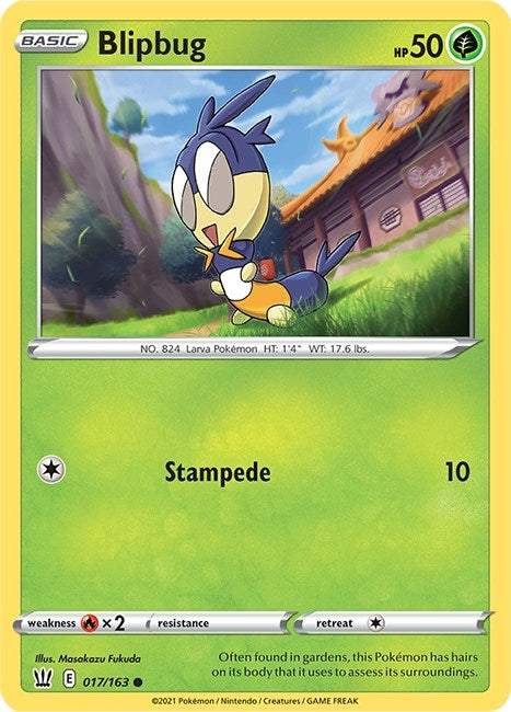 Image for Blipbug (017/163) (SWSH05) - Pokemon