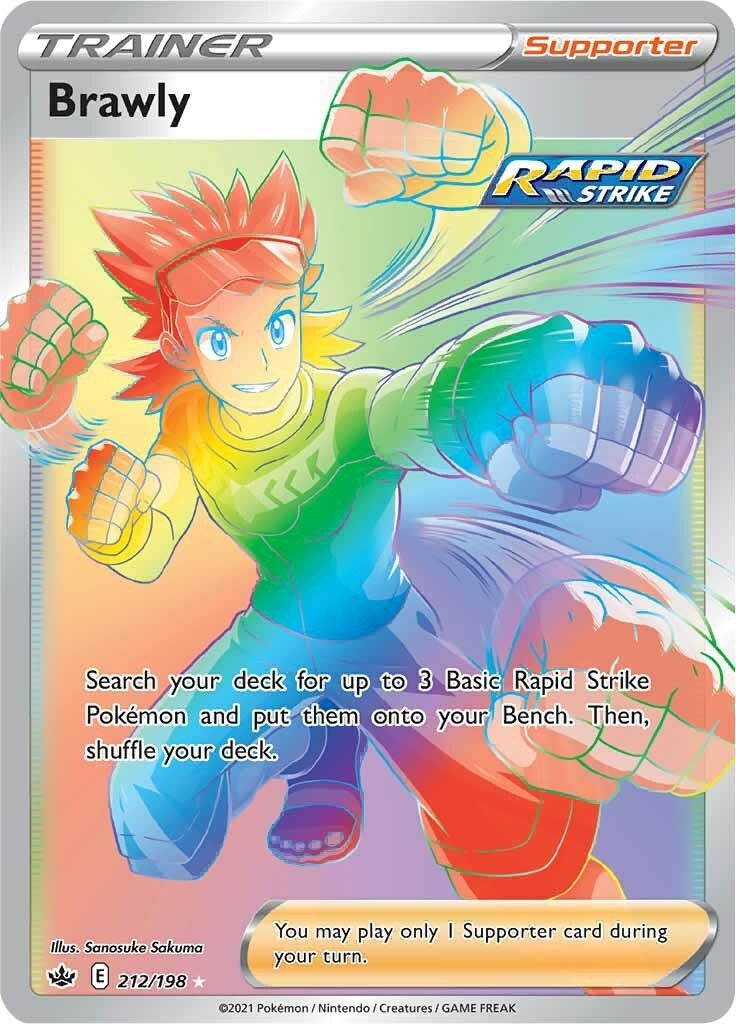 Image for Brawly (Secret) (212/198) (SWSH06) - Pokemon
