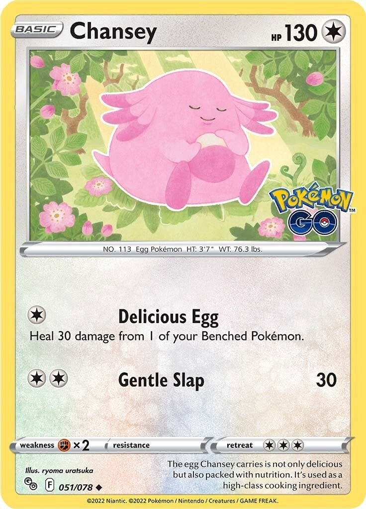 Image for Chansey (051/078) (PGO) - Pokemon