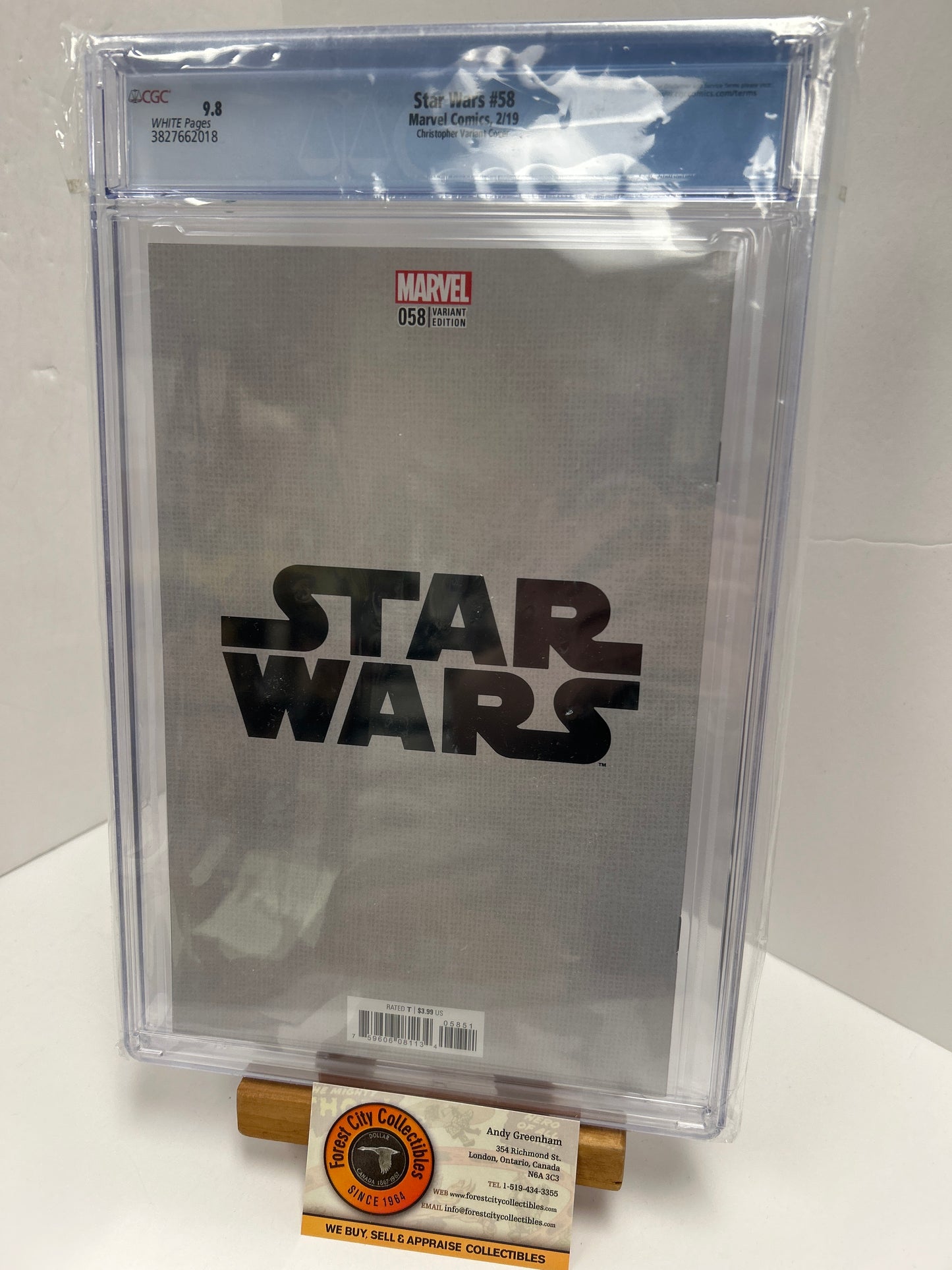 Star Wars #58 (White Pages) {CGC 9.8}