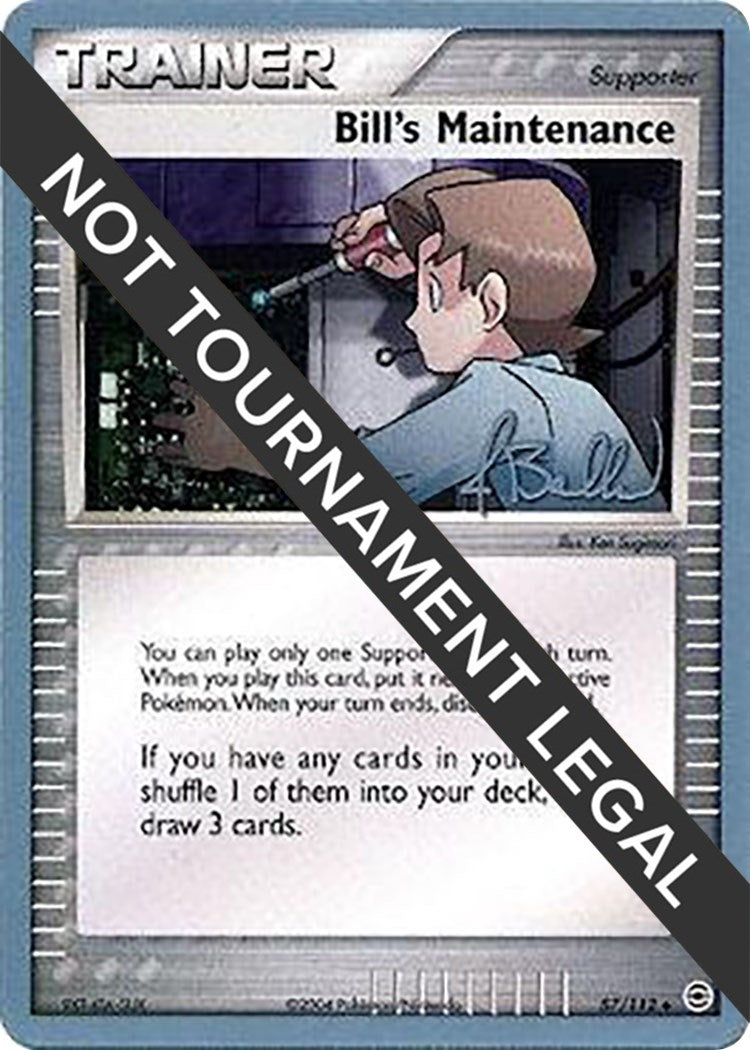 Image for Bill's Maintenance - 2006 (Jimmy Ballard) (87/112) (WCD) - Pokemon