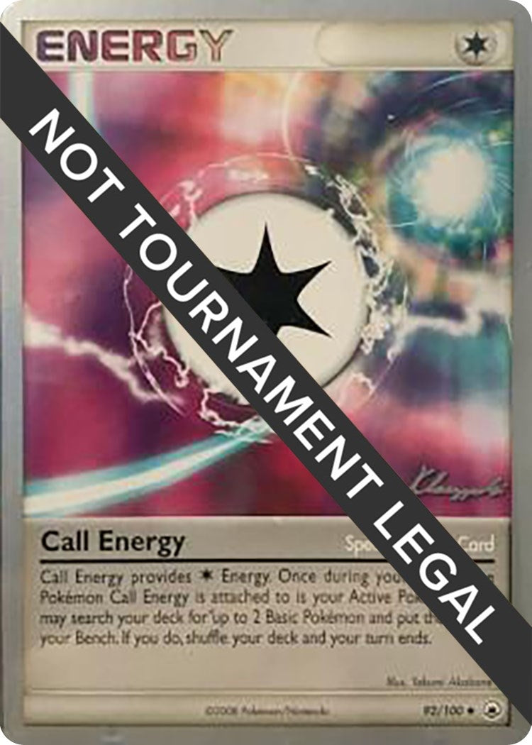 Image for Call Energy - 2008 (Jason Klaczynski) (92/100) (WCD) - Pokemon