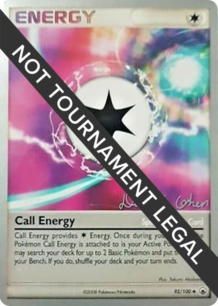 Image for Call Energy - 2009 (David Cohen) (92/100) (WCD) - Pokemon