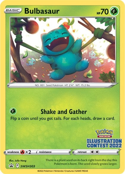 Image for Bulbasaur (Illustration Contest 2022) (SWSH303) (SWSD) - Pokemon