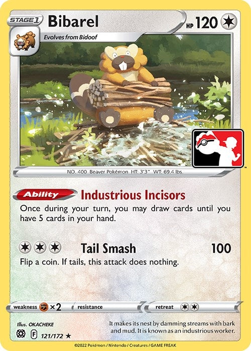 Image for Bibarel (121/172) - Pokemon