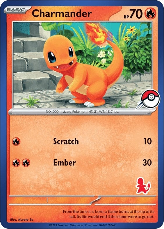 Image for Charmander (Blue Border) - Pokemon