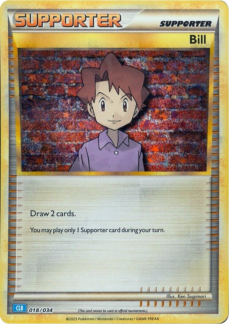 Image for Bill (CLB) (018/034) (CL) - Pokemon