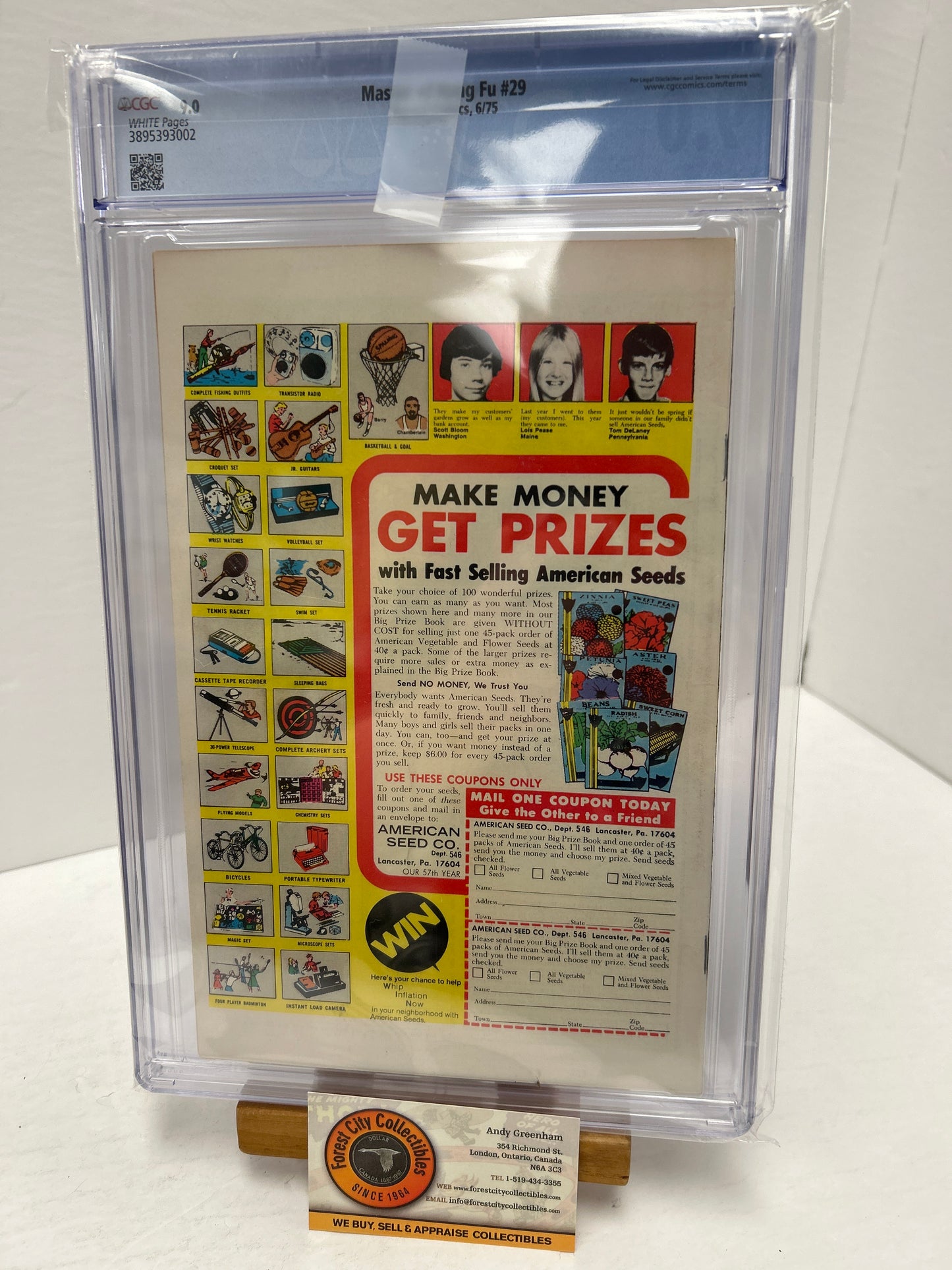 Master of kung Fu #29 (White Pages) {CGC 9.0}