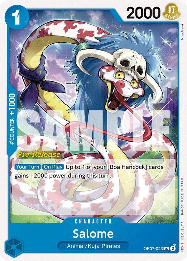 Image for Salome (OP07-043) (OP07 PRE) - One Piece Card Game