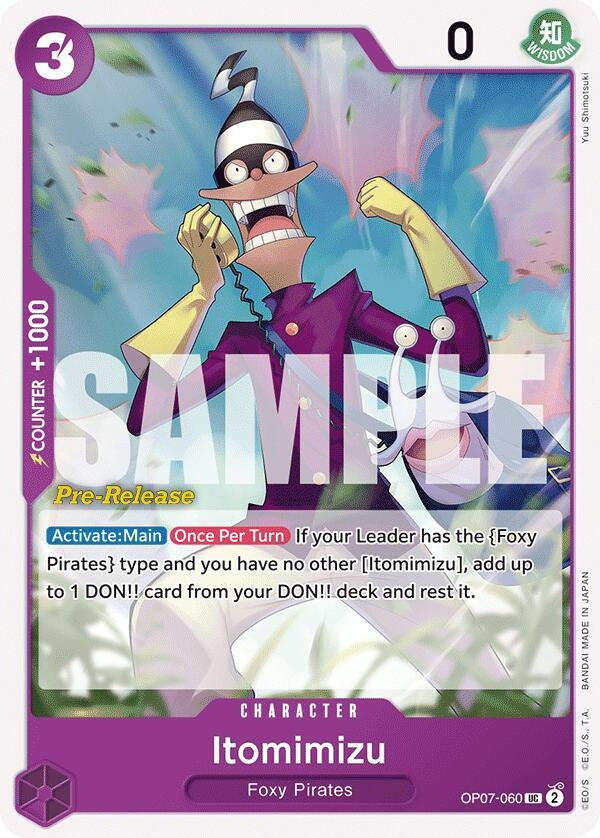 Image for Itomimizu (OP07-060) (OP07 PRE) - One Piece Card Game