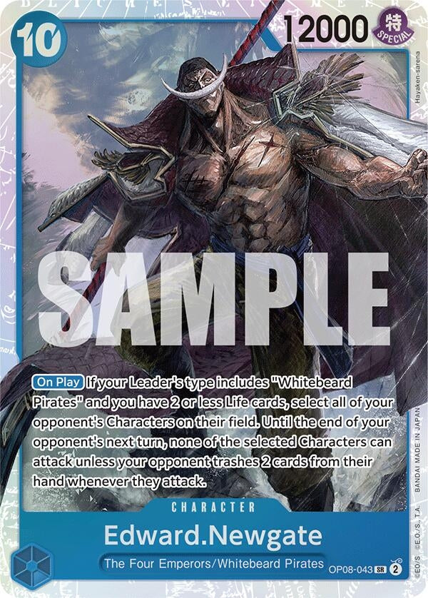 Image for Edward.Newgate (OP08-043) (OP08) - One Piece Card Game