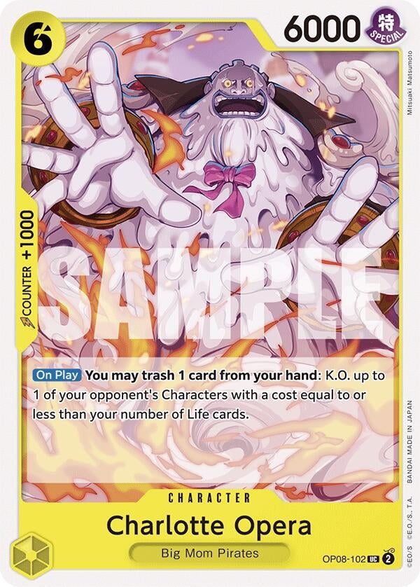 Image for Charlotte Opera (OP08-102) (OP08) - One Piece Card Game