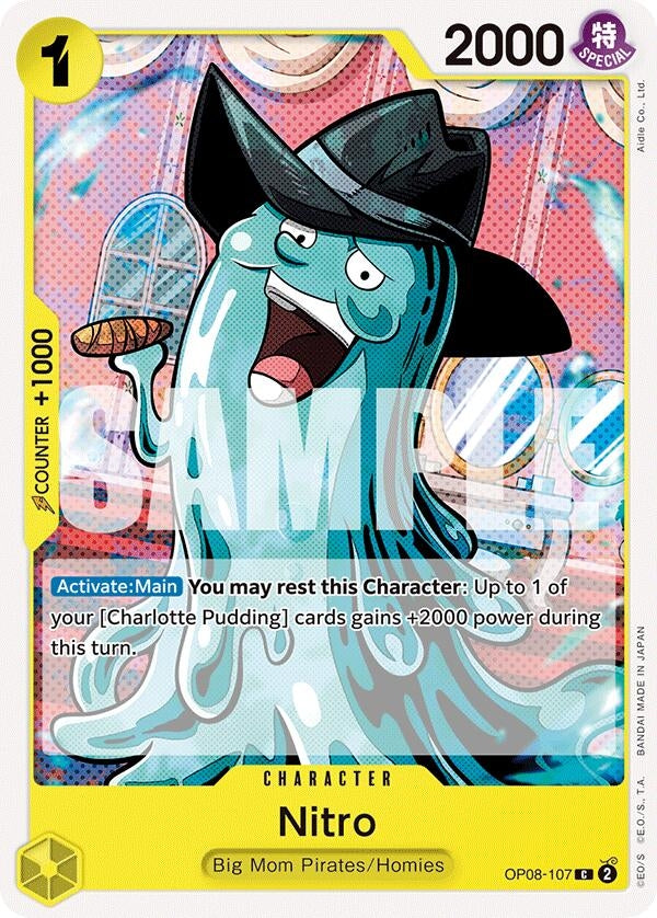 Image for Nitro (OP08-107) (OP08) - One Piece Card Game
