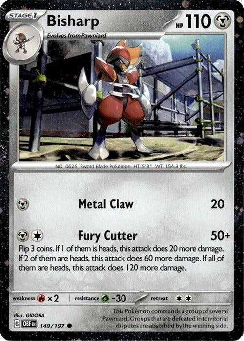 Image for Bisharp - 149/197 (Cosmos Holo) (149/197) (MCAP) - Pokemon