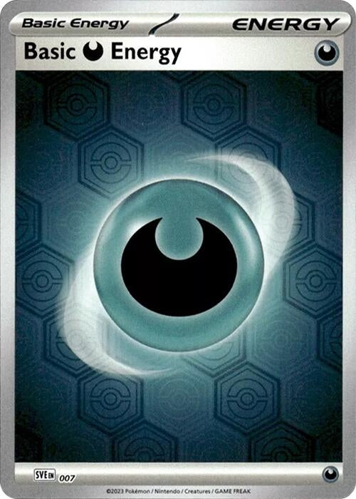 Image for Basic Darkness Energy (Reverse Holofoil) (7) (SFA) - Pokemon