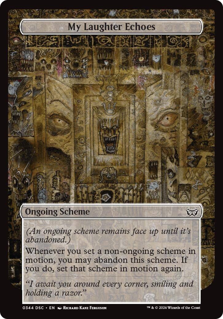 Image for My Laughter Echoes (Full Art) (344) (A:DSC) - Magic: The Gathering