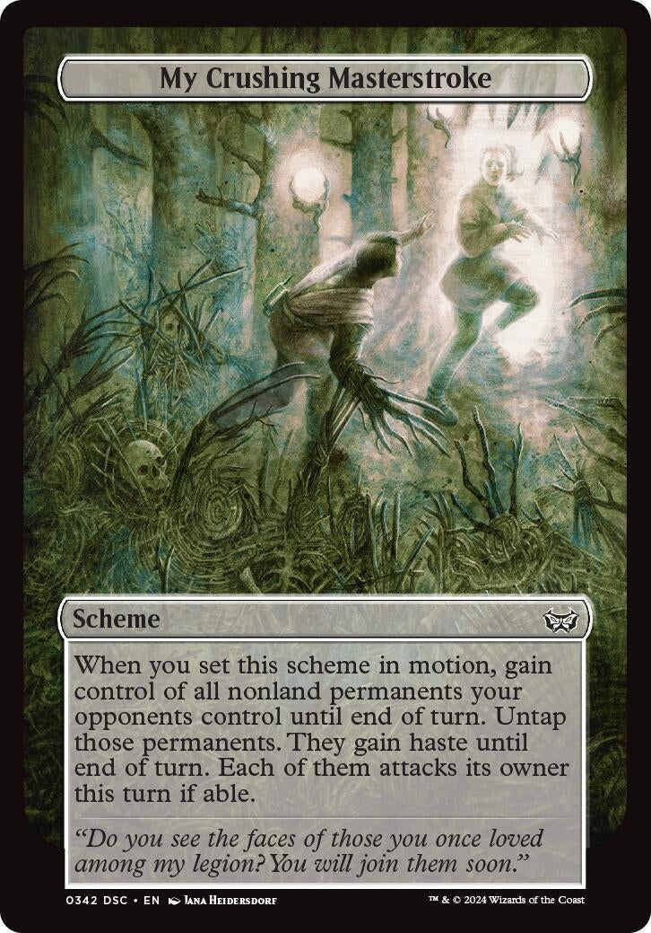Image for My Crushing Masterstroke (Full Art) (342) (A:DSC) - Magic: The Gathering