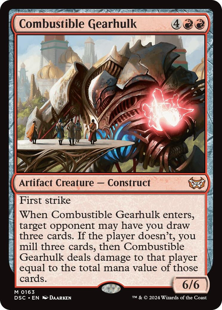 Image for Combustible Gearhulk (163) (DSC) - Magic: The Gathering