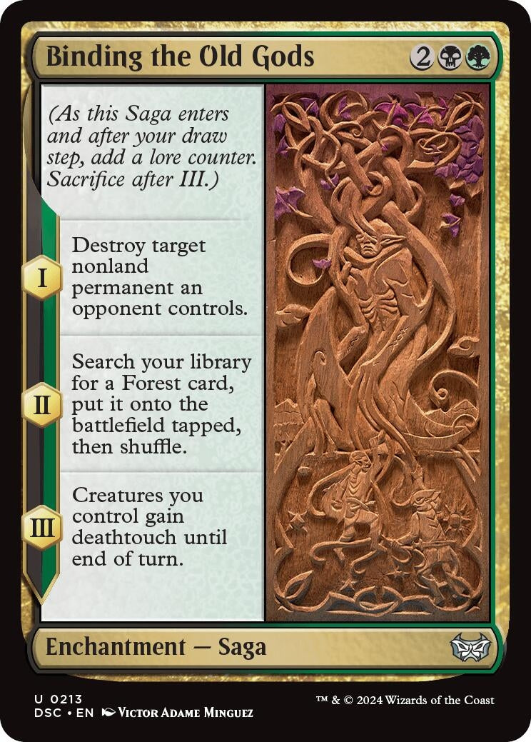 Image for Binding the Old Gods (213) (DSC) - Magic: The Gathering