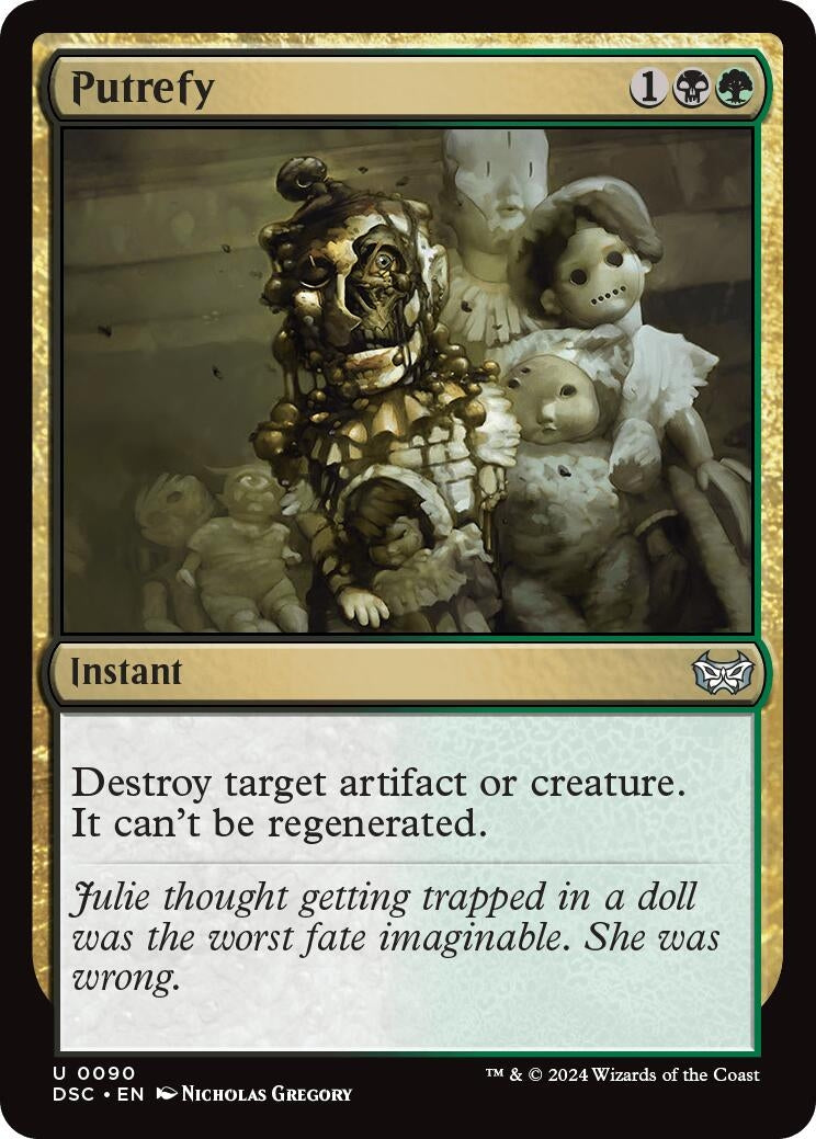 Image for Putrefy (90) (DSC) - Magic: The Gathering