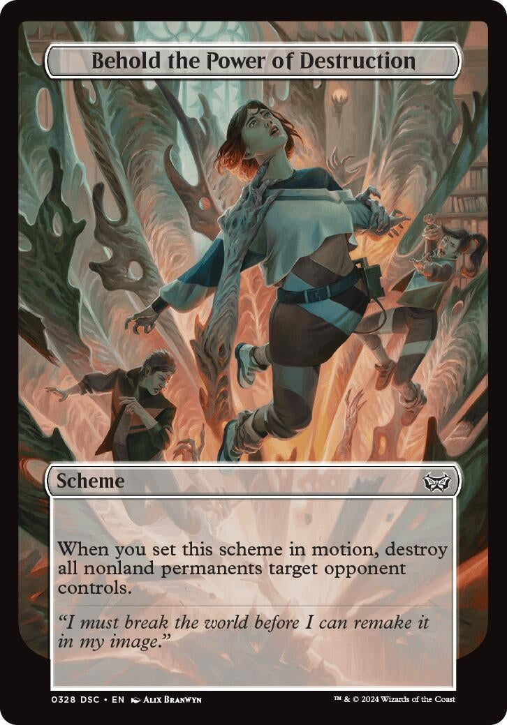Image for Behold the Power of Destruction (Full Art) (328) (A:DSC) - Magic: The Gathering