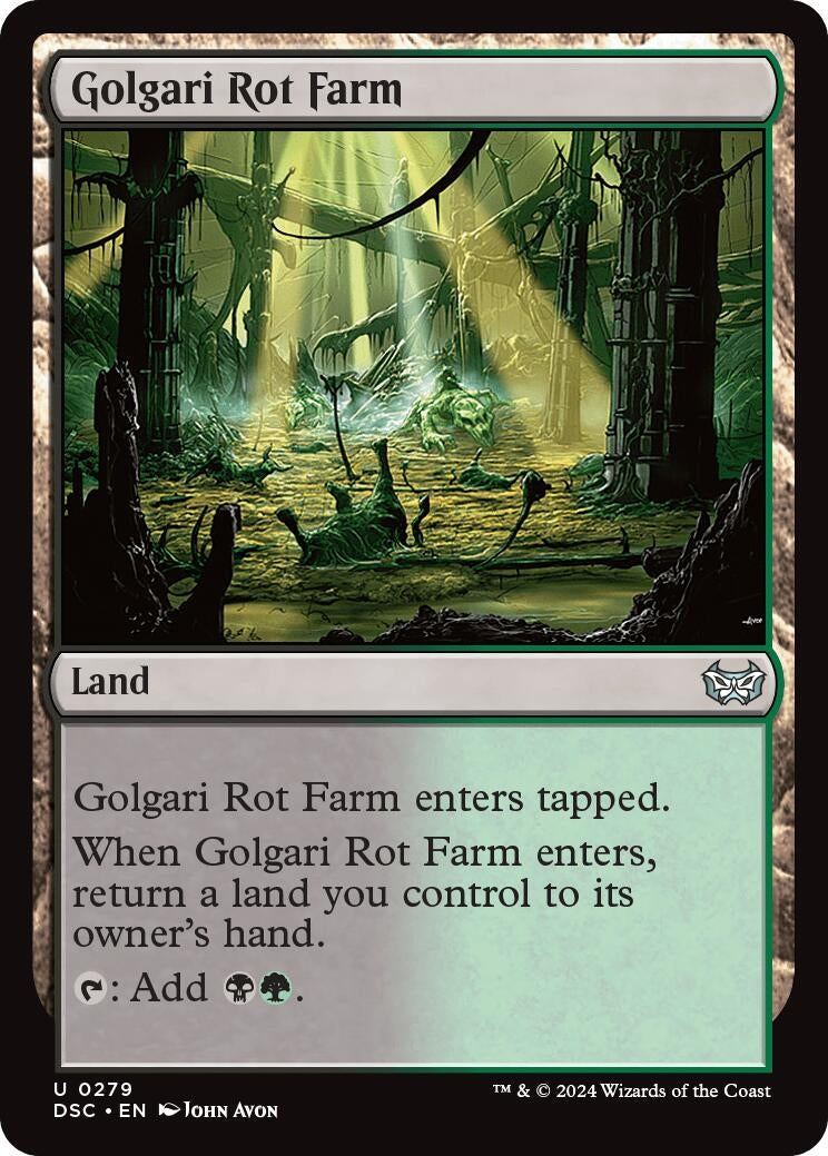 Image for Golgari Rot Farm (279) (DSC) - Magic: The Gathering