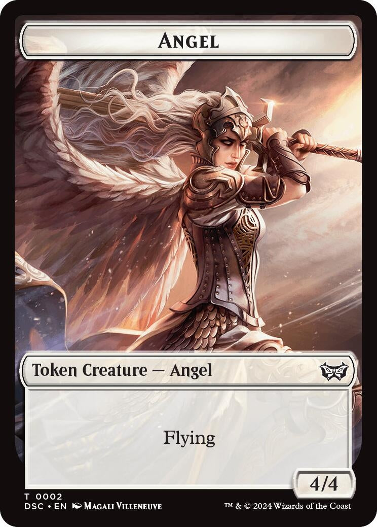 Image for Angel // Treasure Double-Sided Token (2 // 15) (DSC) - Magic: The Gathering