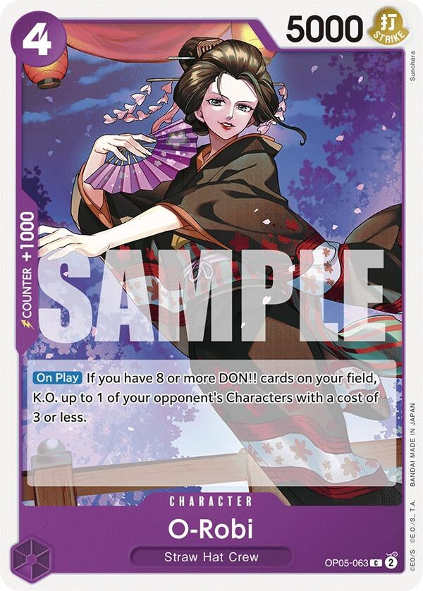Image for O-Robi (OP05-063) (ST-18) - One Piece Card Game